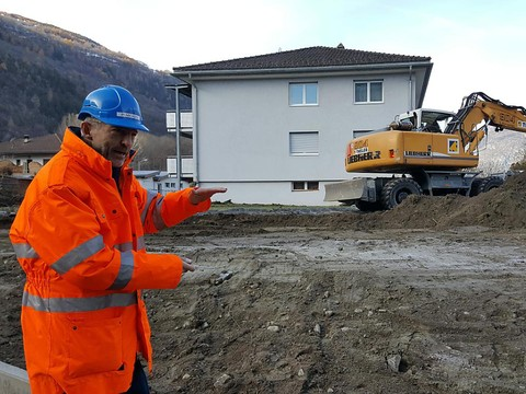 Coup d'envoi des travaux d'assainissement à Rarogne (VS)