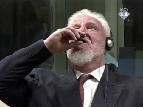 Le criminel de guerre croate Praljak s'est empoisonné au cyanure