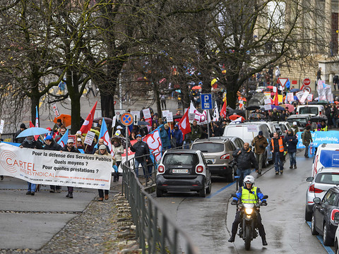 Les fonctionnaires genevois à nouveau dans la rue