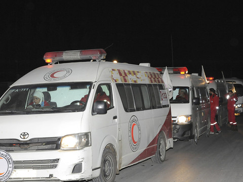 Fin de l'opération d'évacuation de malades dans la Ghouta orientale