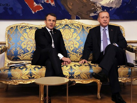 Macron prône avec Erdogan un partenariat entre UE et Turquie
