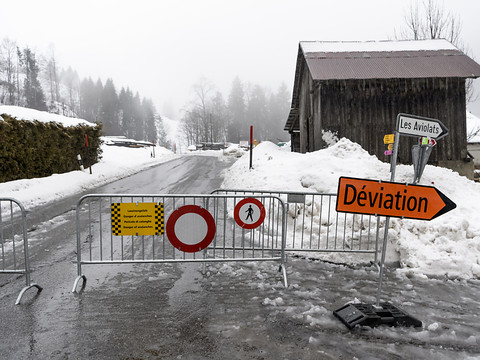 Préalpes vaudoises: des routes resteront fermées mardi