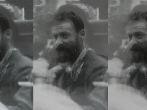 Le peintre suisse Ferdinand Hodler filmé en 1896 à Genève
