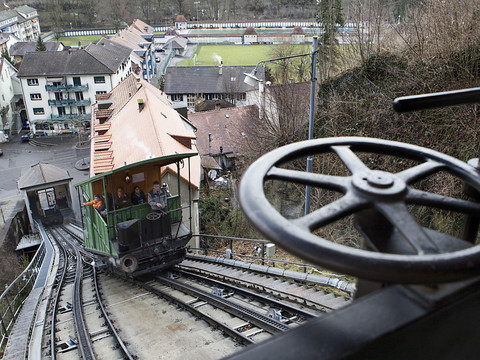Le funiculaire de Fribourg fermé jusqu’à nouvel avis