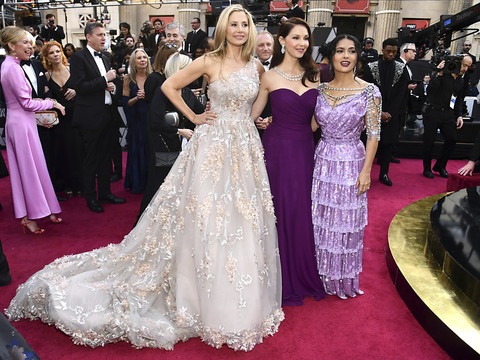 Le tapis rouge des Oscars aux couleurs du #MeToo