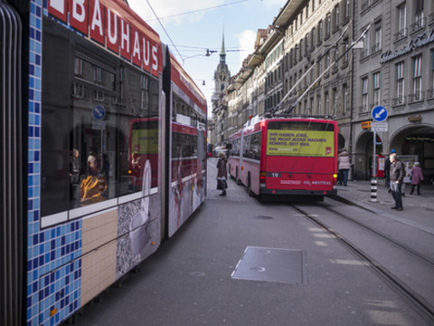 Décès d'un homme happé par un bus à Berne