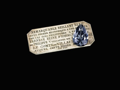 Un diamant bleu historique en vente à Genève