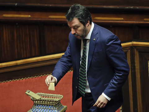 Election des présidents du Parlement: Salvini joue son va-tout