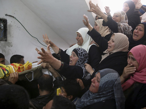 Nouveau rassemblement de Palestiniens dans la bande de Gaza