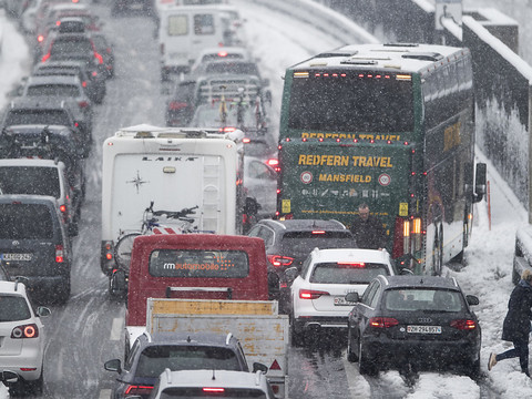Trafic surchargé au Gothard pour le long week-end de Pâques