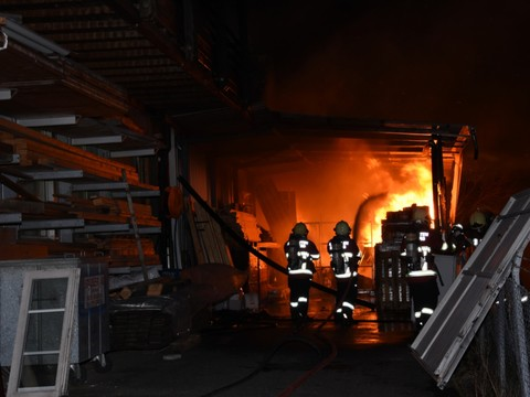 Menuiserie en feu à Altstätten (SG)