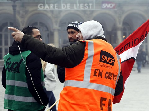 La grève des cheminots reste très suivie en France