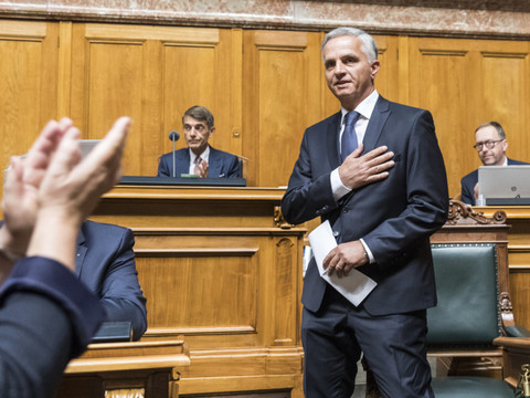 Didier Burkhalter n'était plus en phase avec le Conseil fédéral