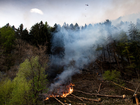 Risque accru d'incendie de forêt