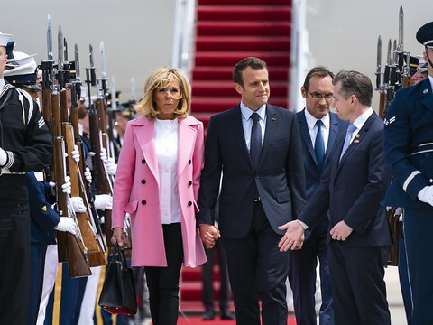Macron en visite à Washington pour des discussions avec Trump