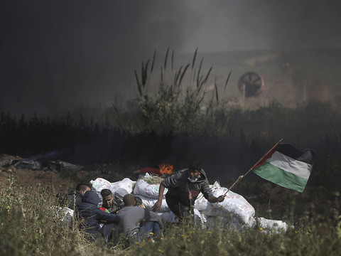 Frappe aérienne israélienne sur le port de Gaza
