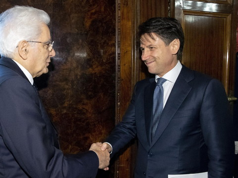 Feu vert de Sergio Mattarella à la désignation de Giuseppe Conte