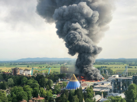 Incendie dans le parc d'attractions allemand Europa Park