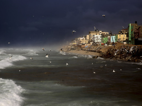 Israël construit une barrière maritime au nord de Gaza