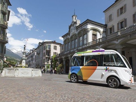 Les navettes autonomes pourront traverser les carrefours de Sion