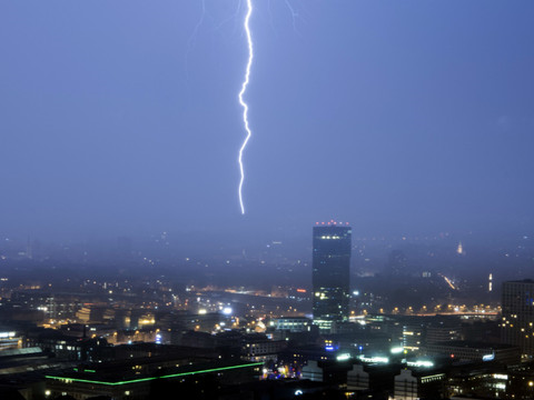 Orages et grêle s'abattent à nouveau sur le canton de Zurich