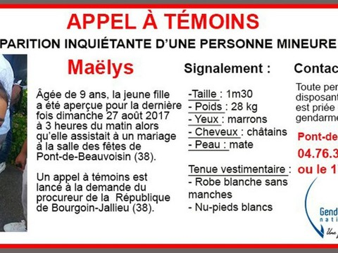 France: obsèques de la petite Maëlys, neuf mois après sa mort