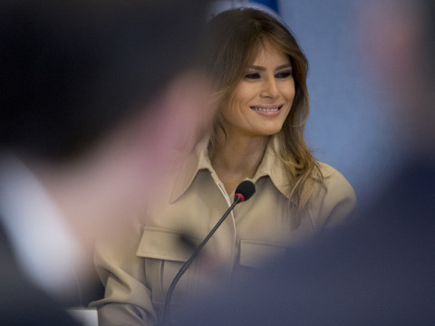 Première apparition publique de Melania Trump en plusieurs semaines