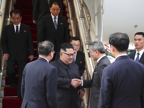 Le dirigeant nord-coréen Kim Jong-un est arrivé à Singapour