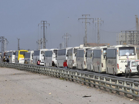 Localités chiites du nord-ouest de la Syrie en cours d'évacuation