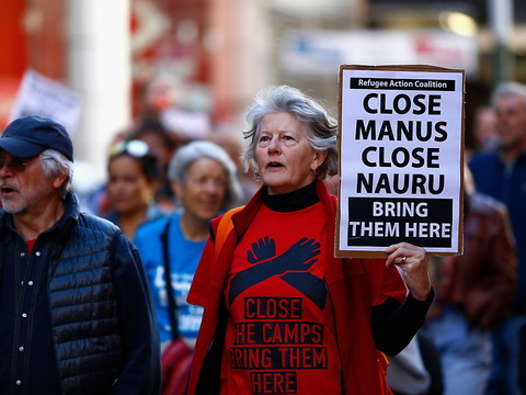 Manifestations contre la politique d'immigration du gouvernement australien