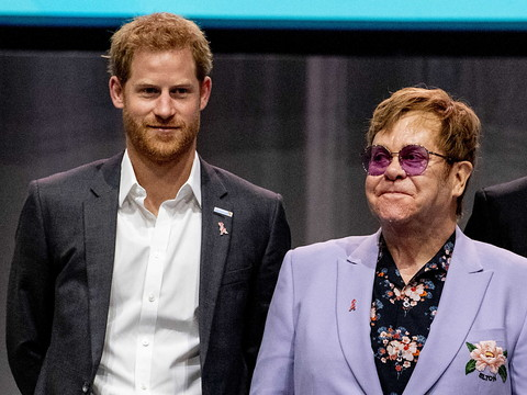 Elton John et le prince Harry mobilisés contre le VIH