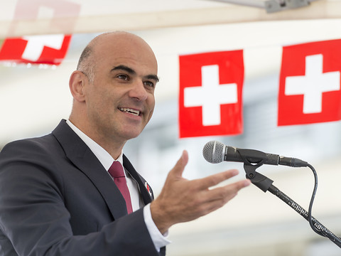 Alain Berset fait l'éloge de la Constitution suisse