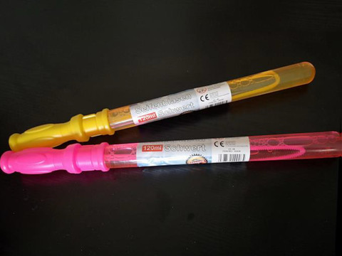 Un sabre à bulles de savon peut provoquer des infections