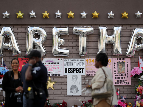 Concert en hommage à Aretha Franklin, avant ses funérailles