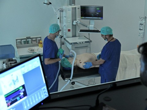 Nouvelles salles de simulation médicale à Nottwil (LU)