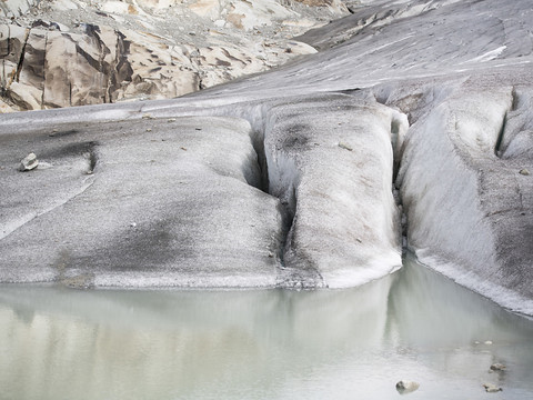 Fonte des glaciers: faible impact sur la production hydroélectrique