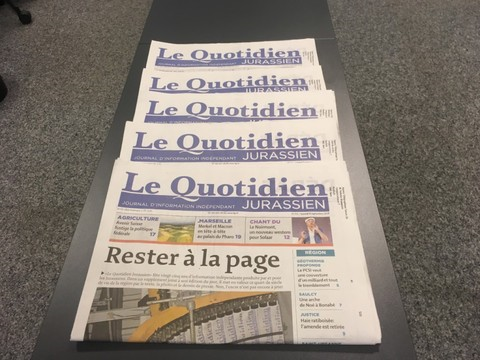 Le Quotidien Jurassien célèbre ses 25 ans dans un numéro spécial