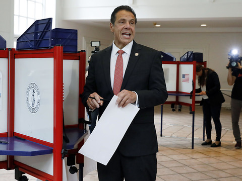 Election du candidat gouverneur de l'Etat de New York