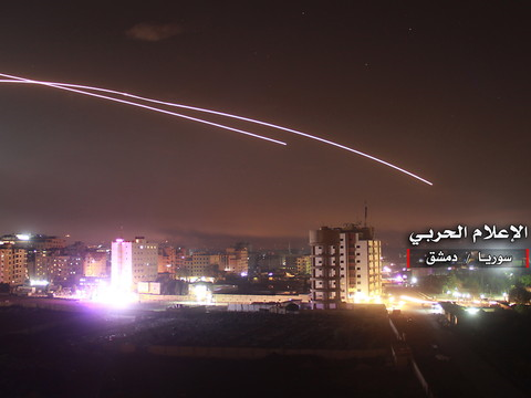 Missiles israéliens interceptés près de l'aéroport de Damas