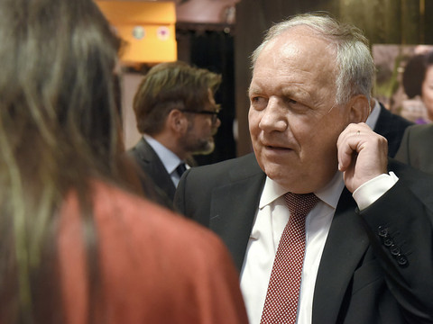 Johann Scheider-Ammann à la journée officielle du Comptoir