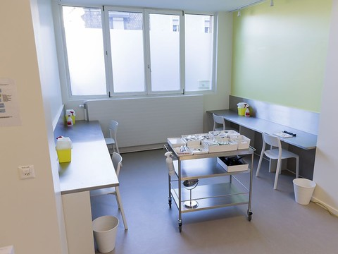 Lausanne ouvre lundi les portes de son local d'injection