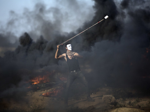 Sept Palestiniens tués à la frontière Gaza-Israël