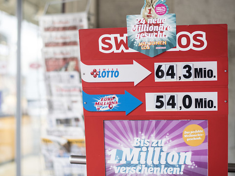 Un million de francs gagnés au Swiss Loto en Suisse romande