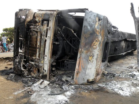 Collision en RDC: au moins 60 morts et des dizaines de brûlés