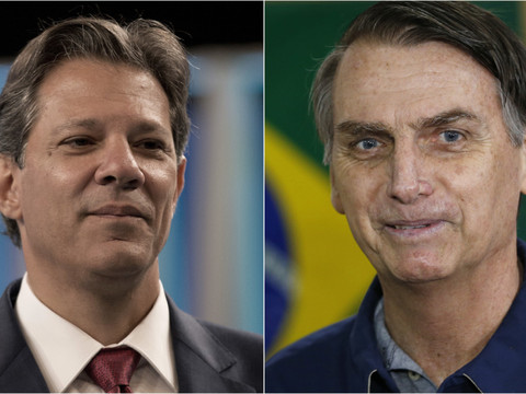 Présidentielle brésilienne: Bolsonaro et Haddad au second tour