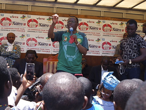 Maurice Kamto revendique la victoire à l'élection présidentielle au Cameroun