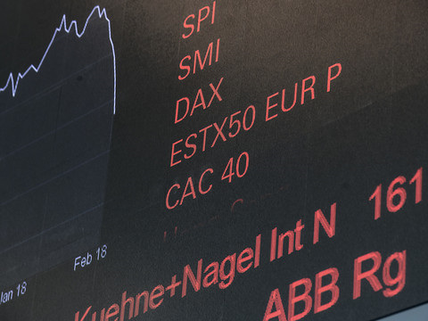 La Bourse de Zurich ouvre dans le rouge, à la suite de Wall Street