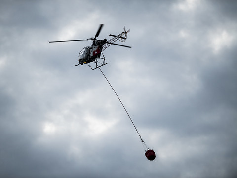 Les pompiers engagés toute la nuit au-dessus de Savièse (VS)