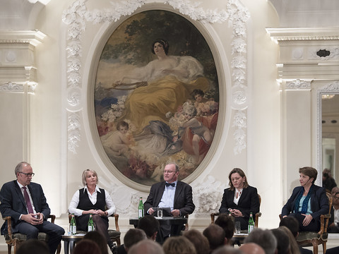 Les quatre candidats PDC à la succession Leuthard se présentent