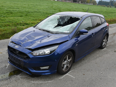 Conductrice blessée après une collision avec une vache à Neuenkirch